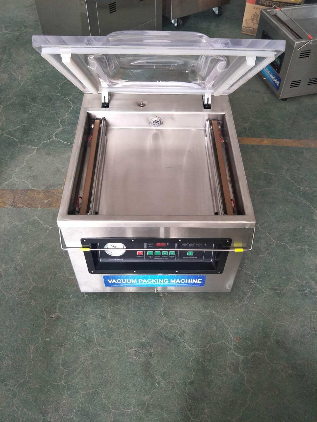 Dz500 Mesin Pengemas Vacuum Sealer Satu Pintu